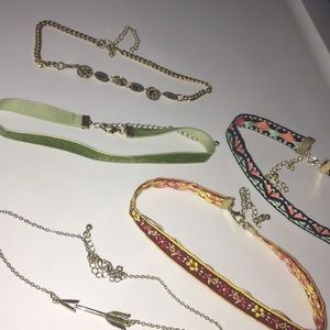 Set of 5 Chokers
